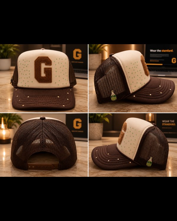 LGD Signature Trucker Hat Brown
