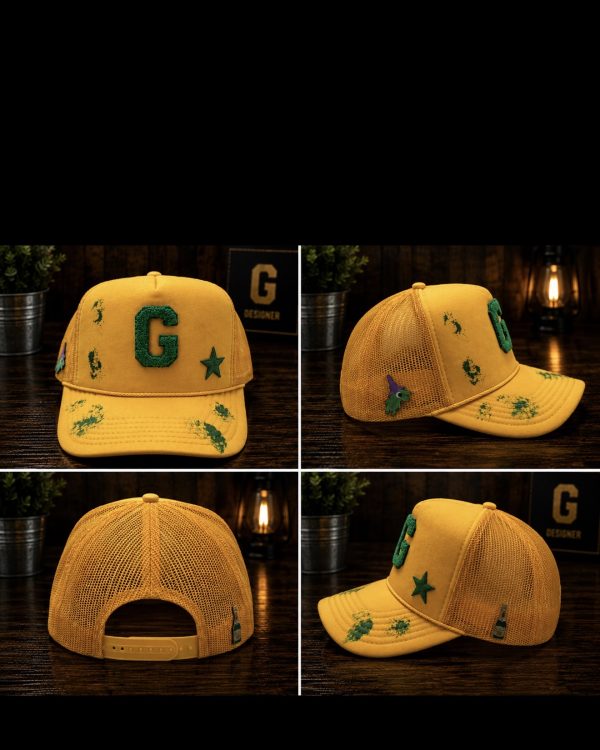 LGD Emerald  Trucker Hat Yellow and Green
